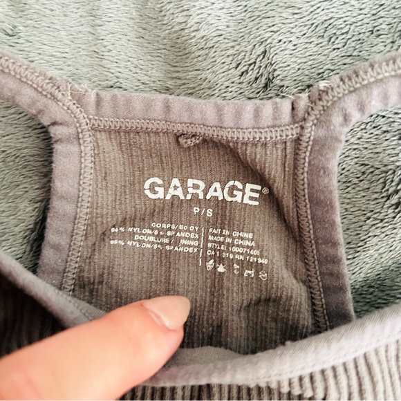 Garage Charcoal Ribbed Tank - Picture 3 of 3